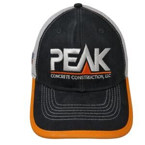 Peak Concrete Construction LLC Trucker Hat Multi OS Adjustable Mesh Back MAX